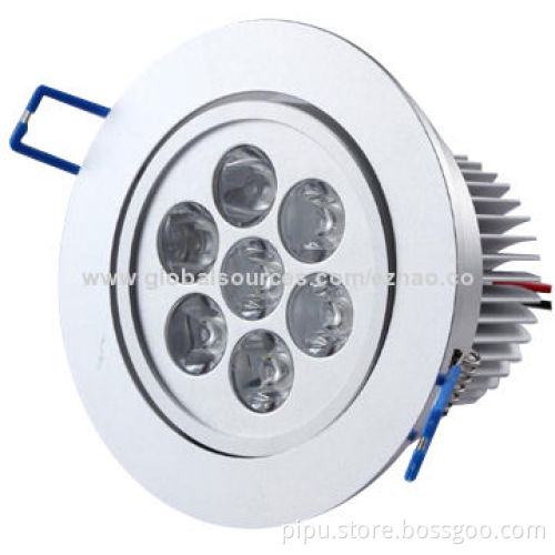 700lm High-power 7W LED Downlight, 85-265V AC, 2,700-6,500K, CE/RoHS, 2 Years WarrantyNew